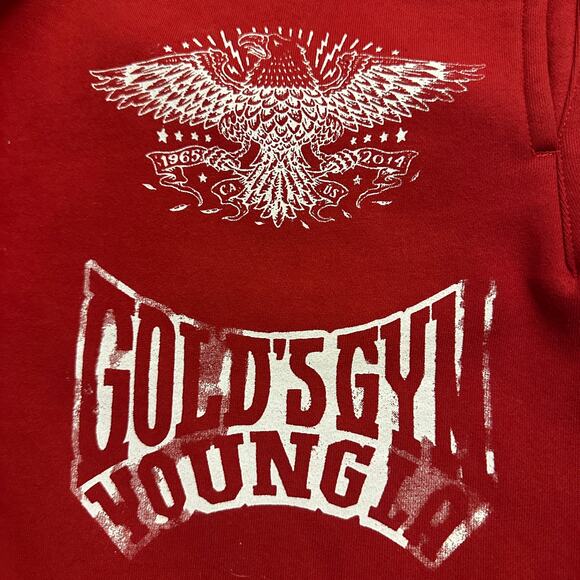 Men'sYoungLA 2143 - Golds Gym Immortal Joggers XL NWT, Red - Picture 10 of 11